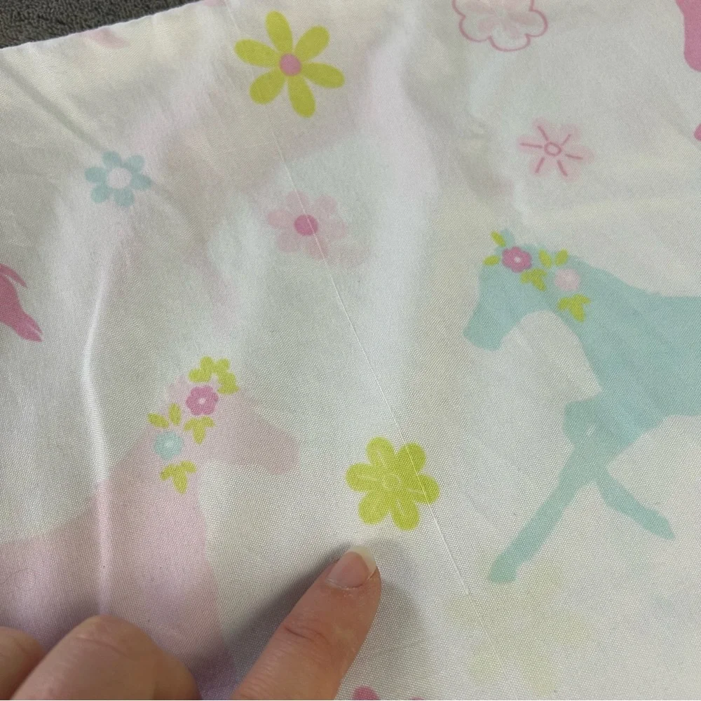Rod’s True Western Pink Comforter Blanket Horses Pillow Case Sham Bedding Set